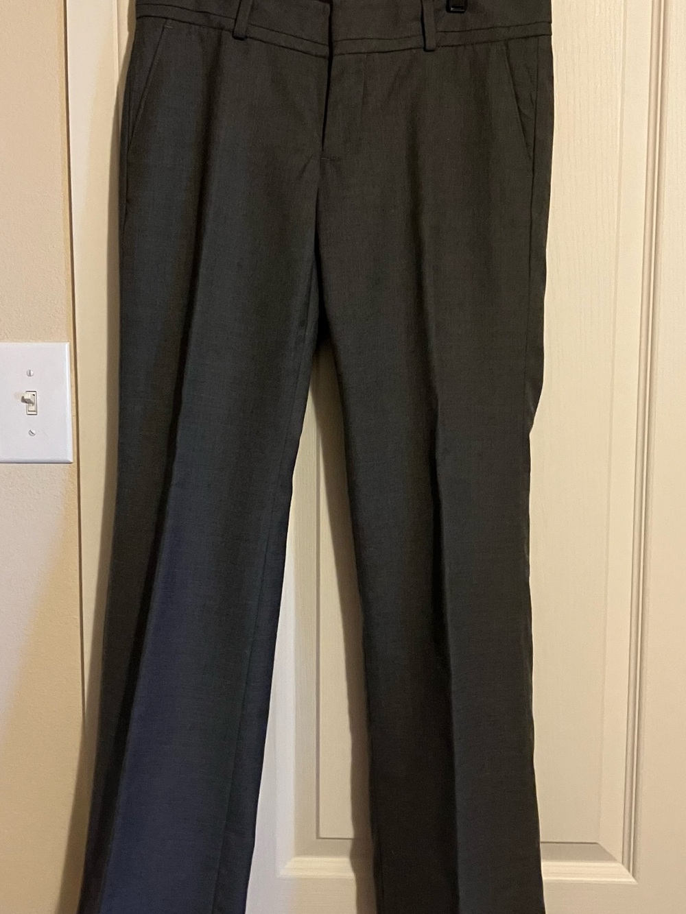 Banana Republic Black Ryan Fit Dress Pants with Purple Trim